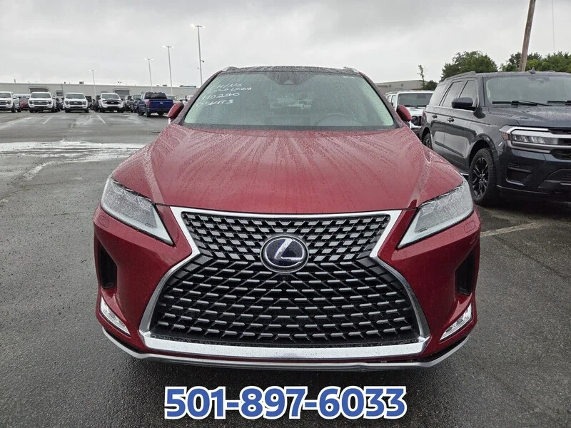 Used 2020 RED LEXUS RX 450H AWD image 2