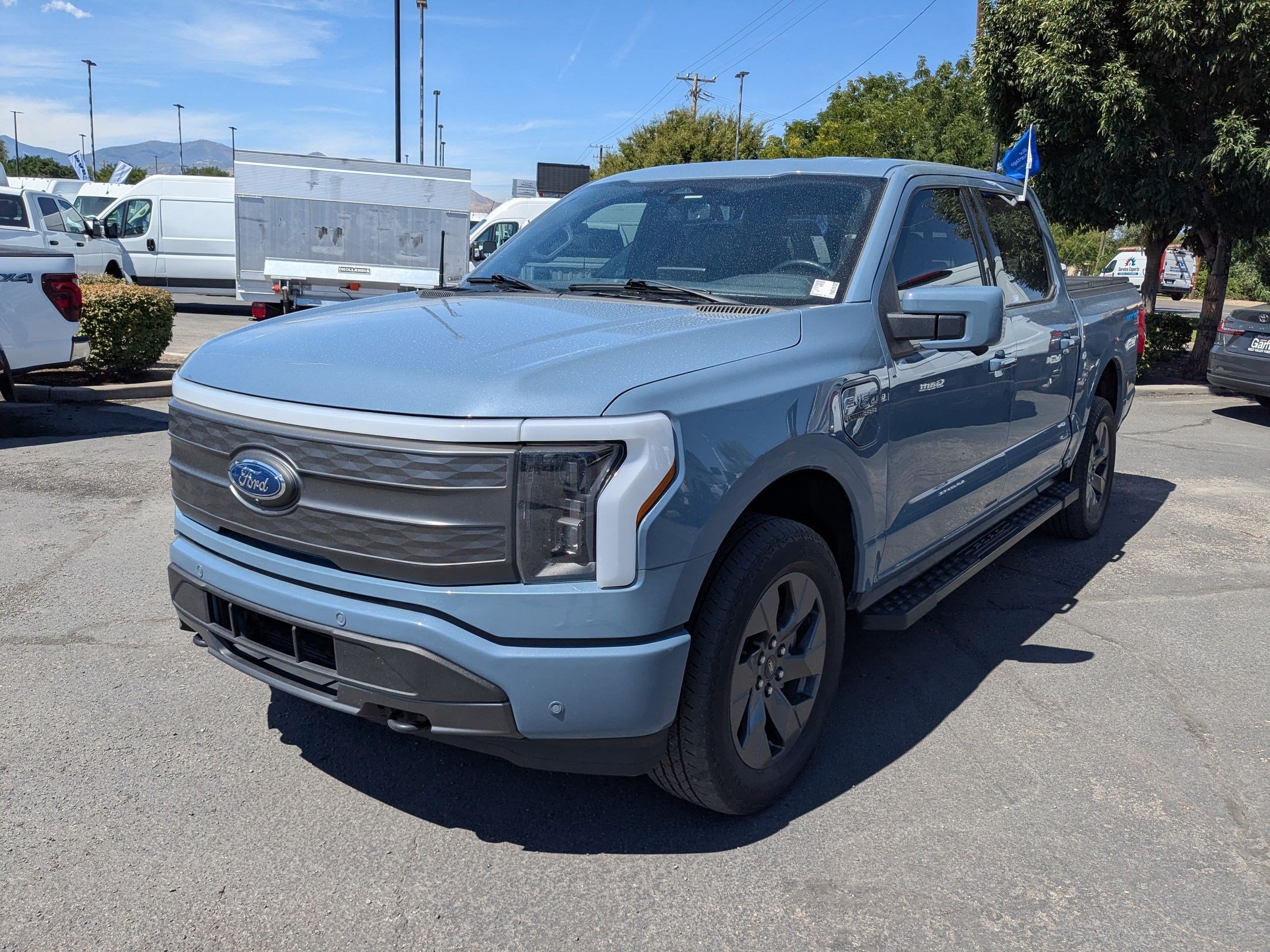 Used 2023 Azure Gray Metallic Ford LARIAT image 8