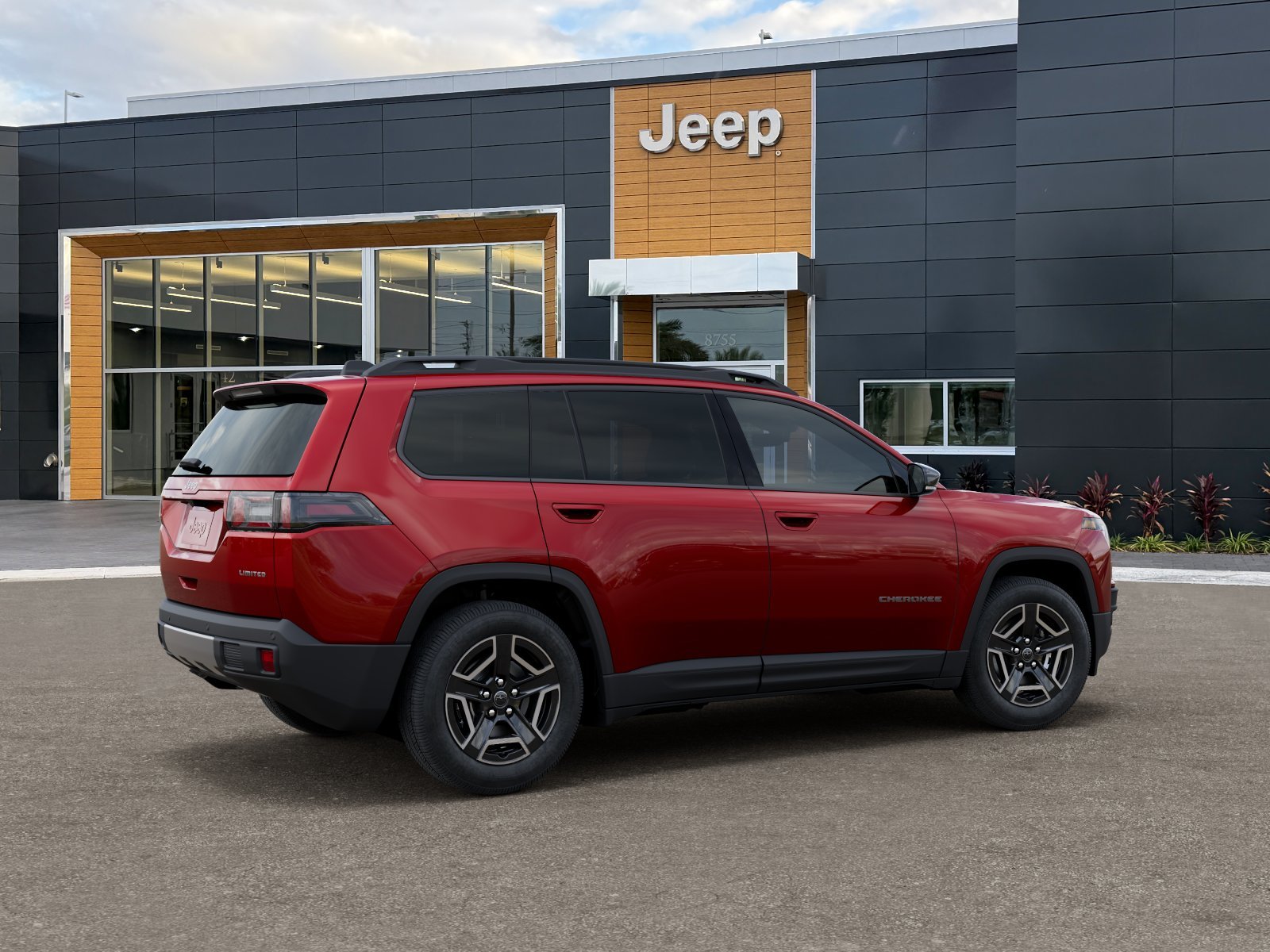 New 2026 Red Hot Pearl-Coat Exterior Paint Jeep Limited image 36
