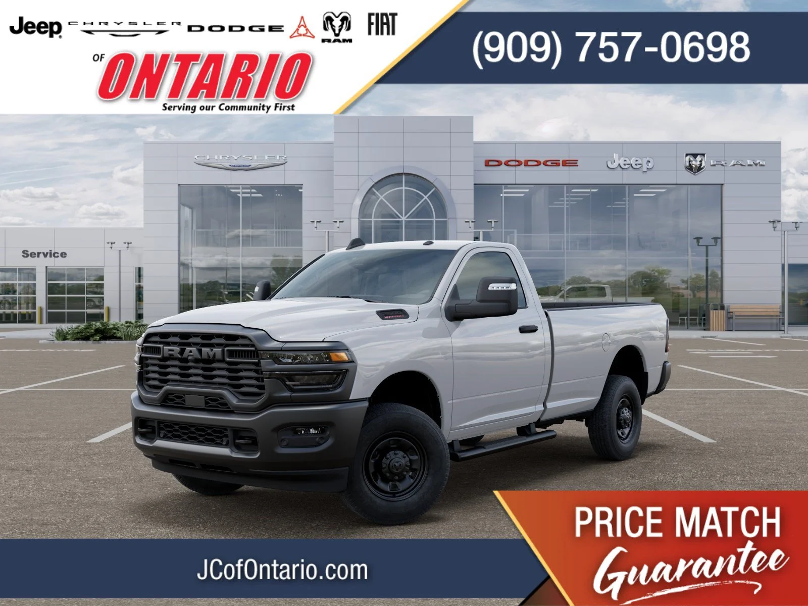 New 2026 Bright White Clear-Coat Exterior Paint RAM Tradesman image 1