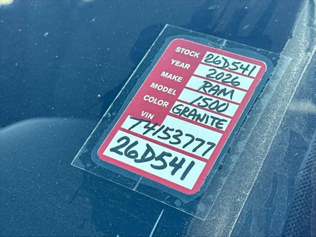 New 2026 Granite Crystal Metallic Clear-Coat Exterior Paint RAM Big Horn/Lone Star image 27