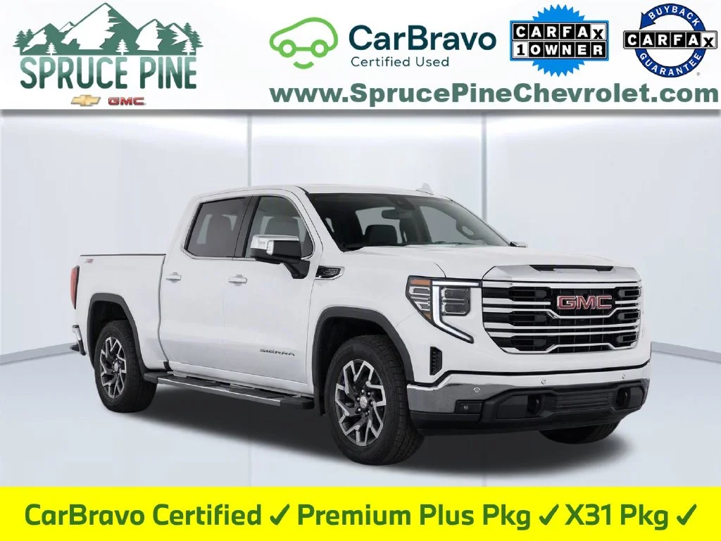 Used 2022 White GMC SLT image 1