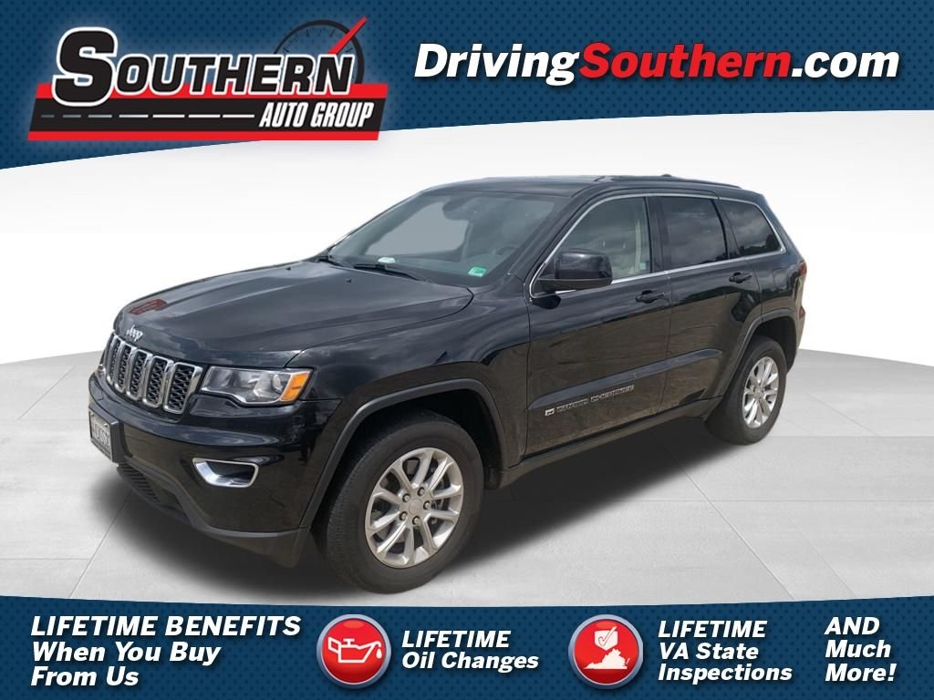 Used 2022 Black Jeep Laredo E image 1