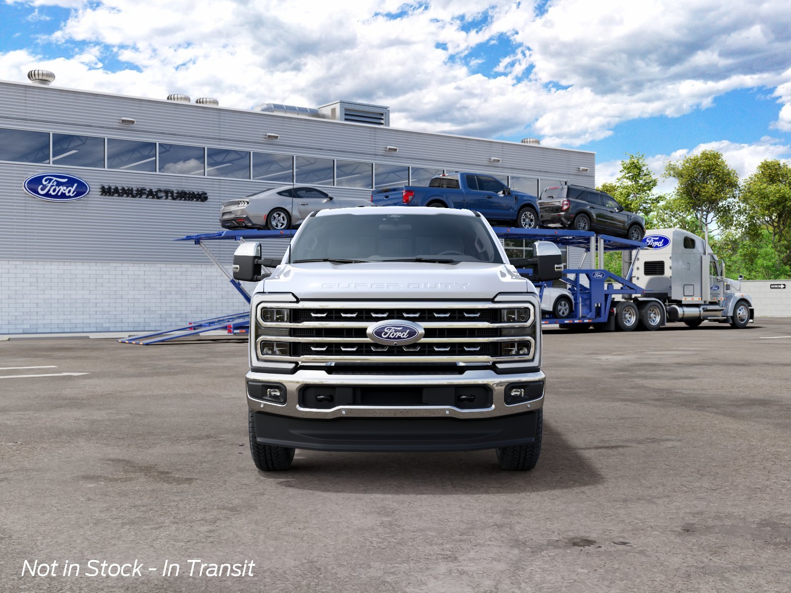 New 2027 Star White Metallic Tri-Coat Ford F-250® Lariat® image 3