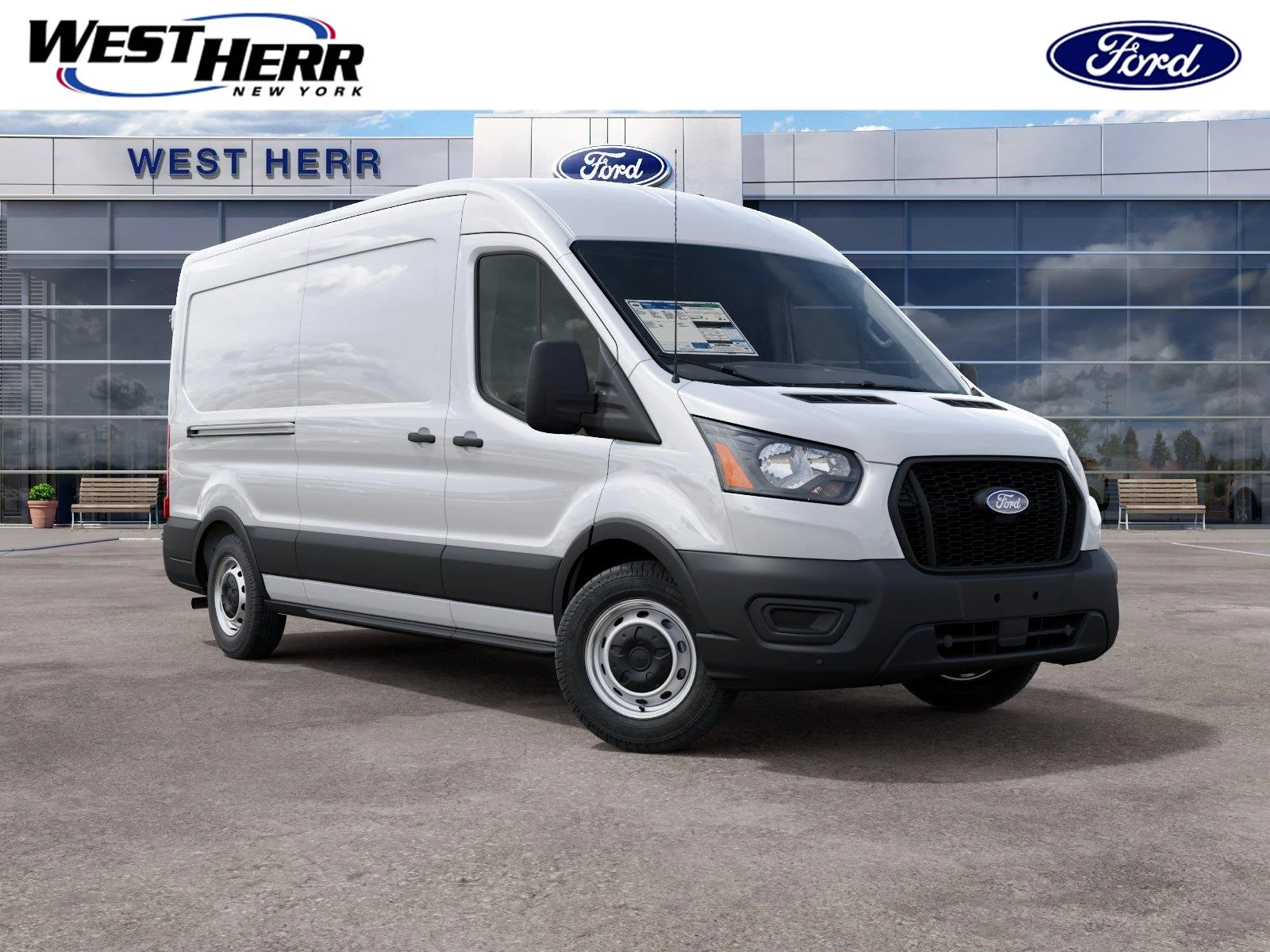 New 2027 Oxford White FORD Cargo Van image 1