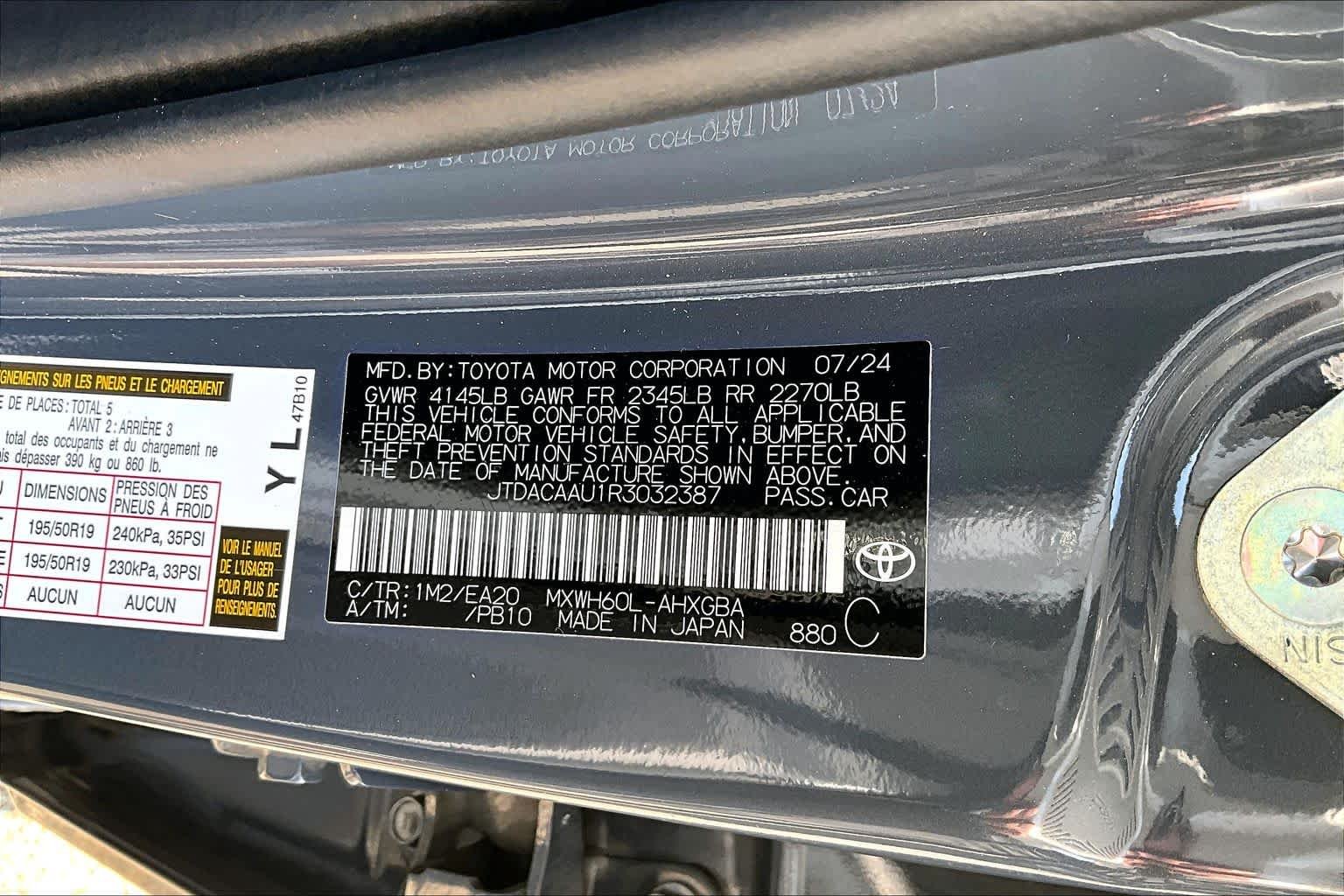 Used 2024 Guardian Gray Toyota XLE image 36