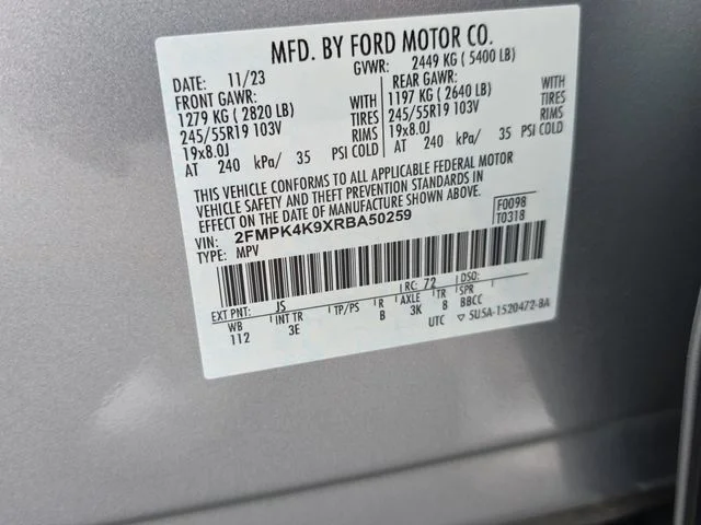 Used 2024 Silver Ford Titanium image 35