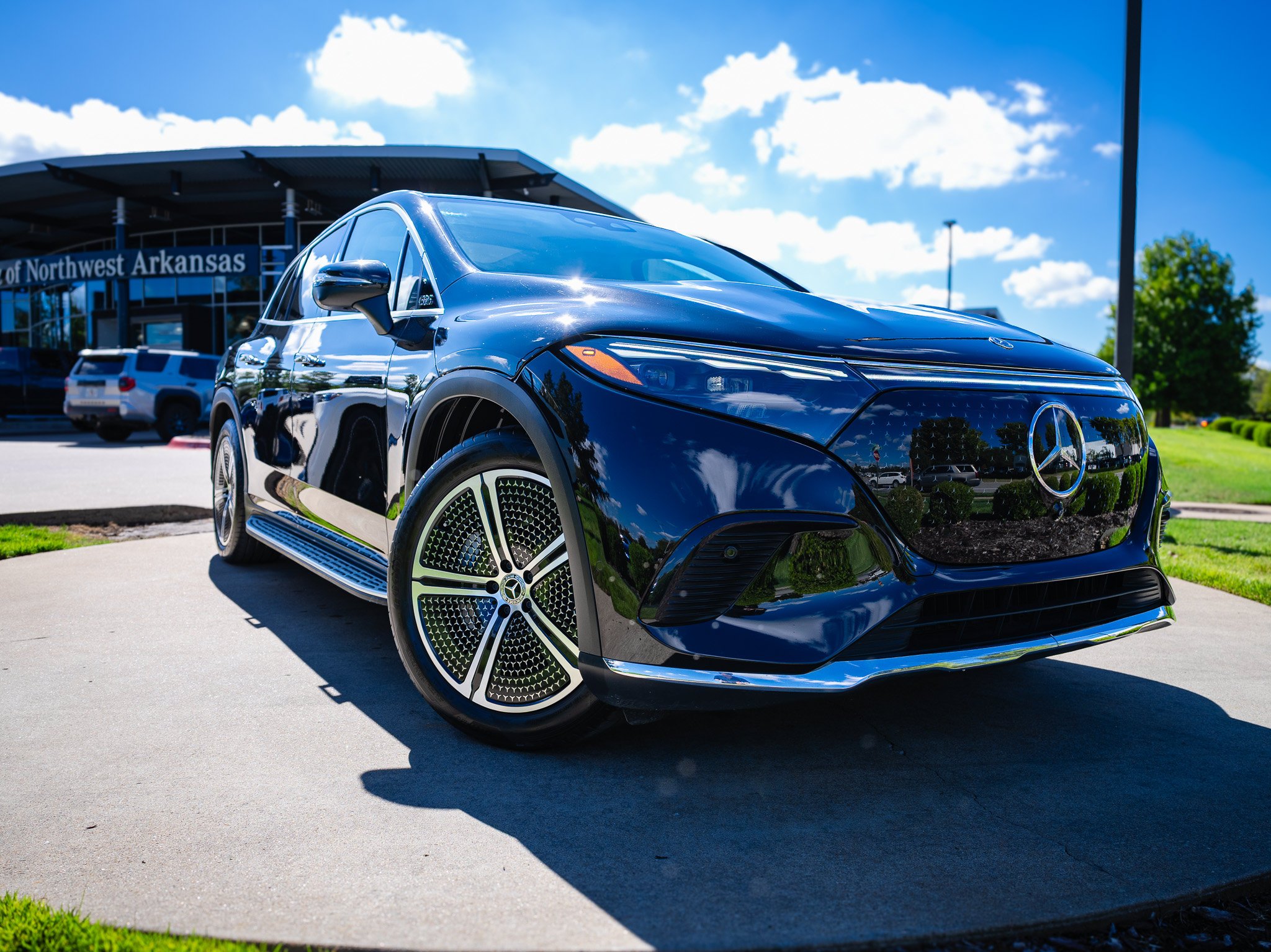 Certified 2023 Mercedes-Benz EQS SUV Base with VIN 4JGDM2EB7PA002081 for sale in Bentonville, AR