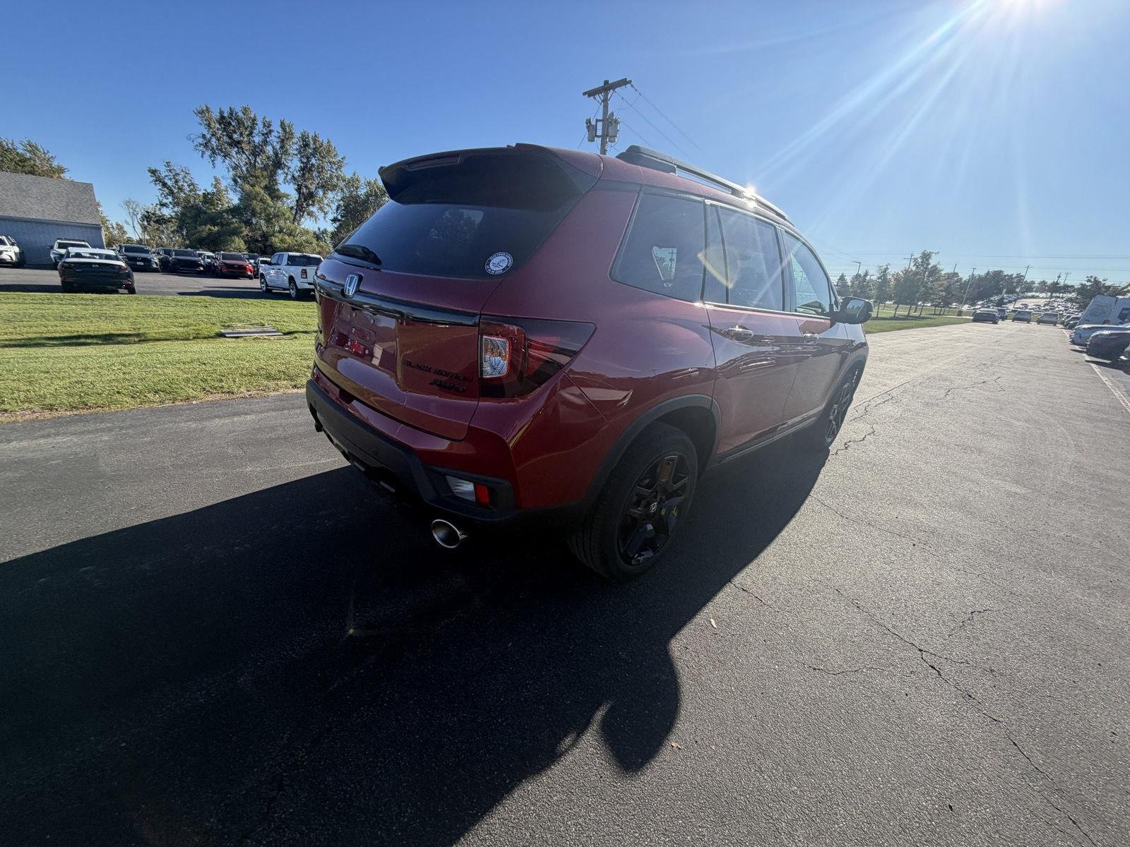 Used 2024 Radiant Red Metallic II Honda Black Edition image 8