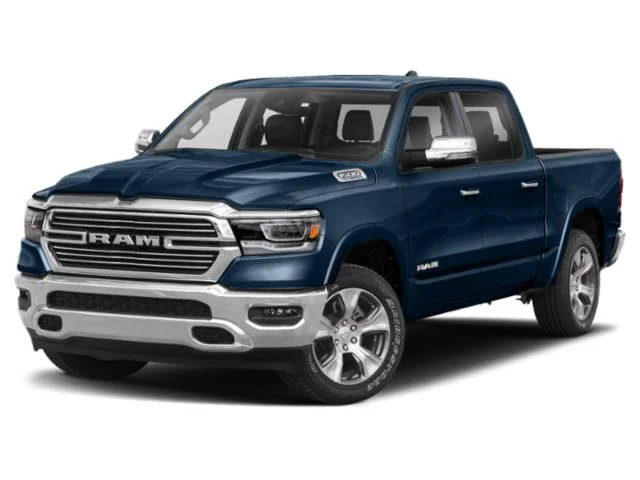 Used 2022 Patriot Blue Pearlcoat Ram Laramie image 1
