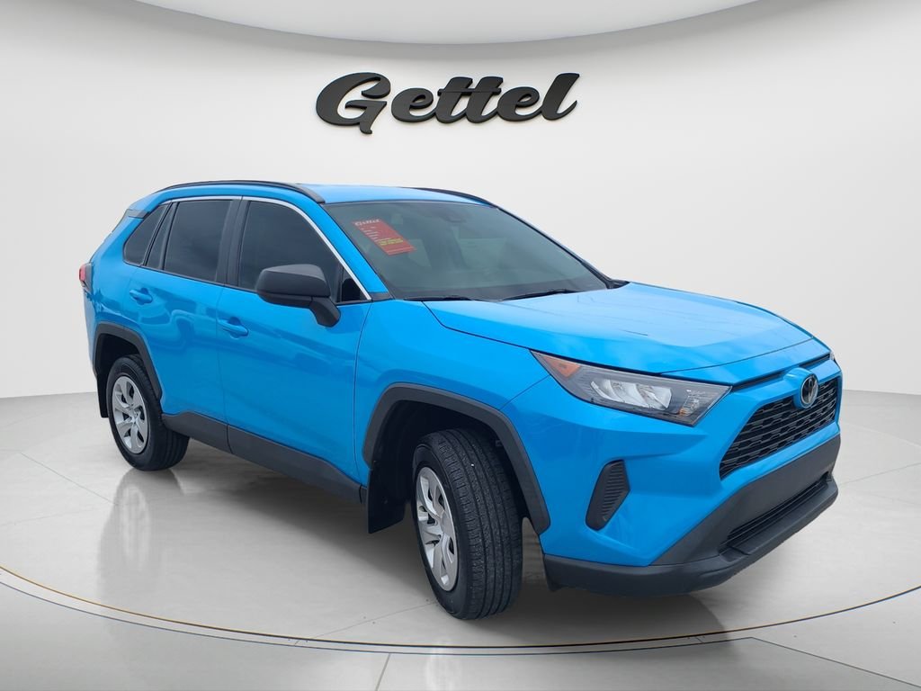 Certified Used 2021 Blue Toyota LE image 3