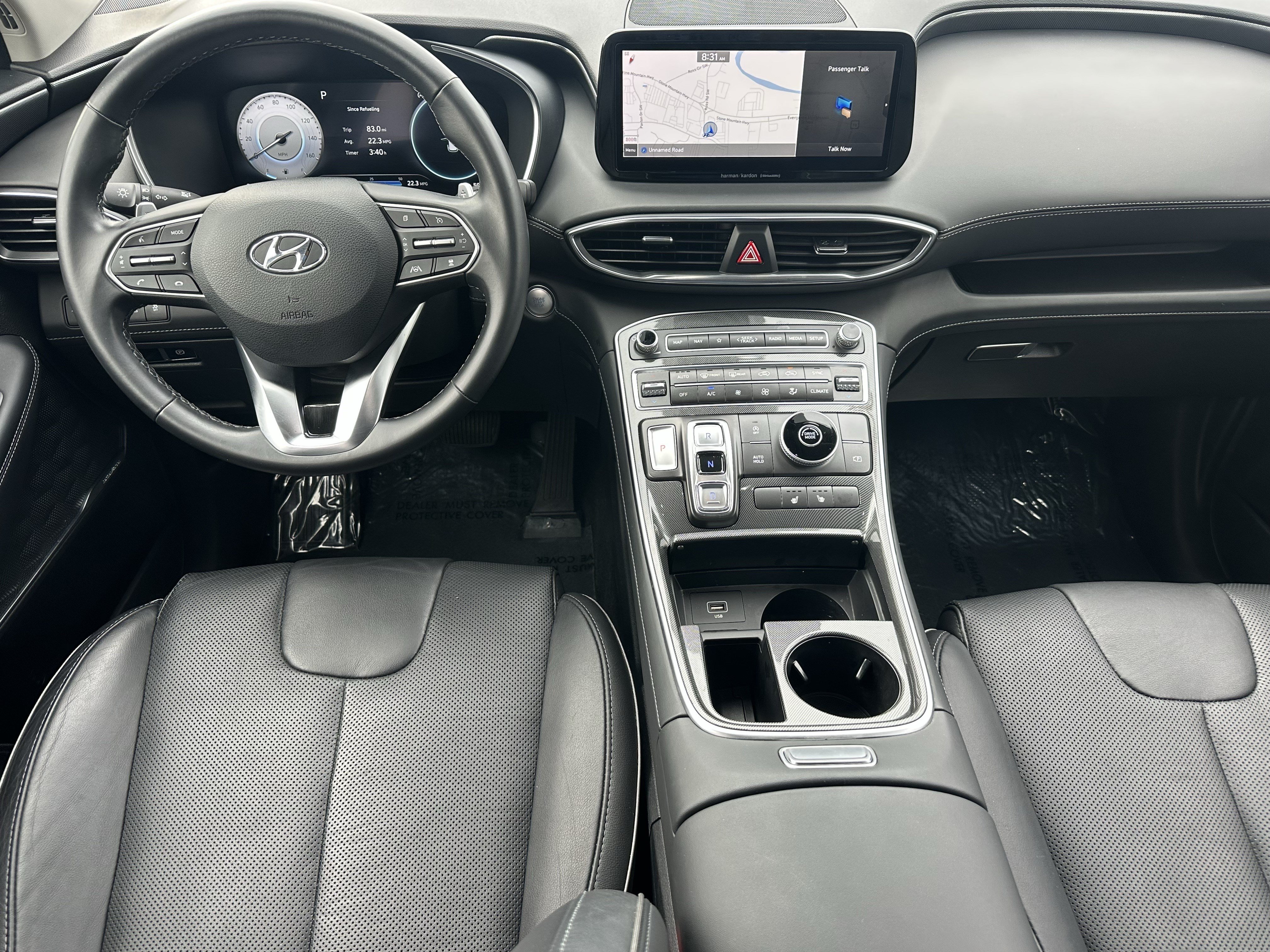 Used 2022 Twilight Black Hyundai SEL image 22