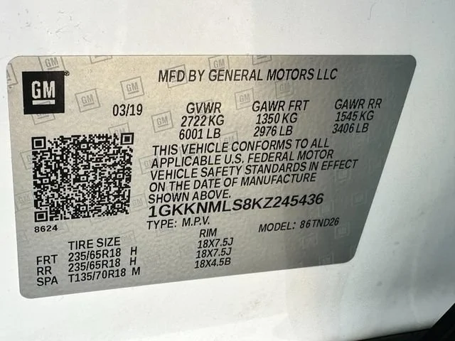 Used 2019 SUMMIT WHITE GMC SLT image 25