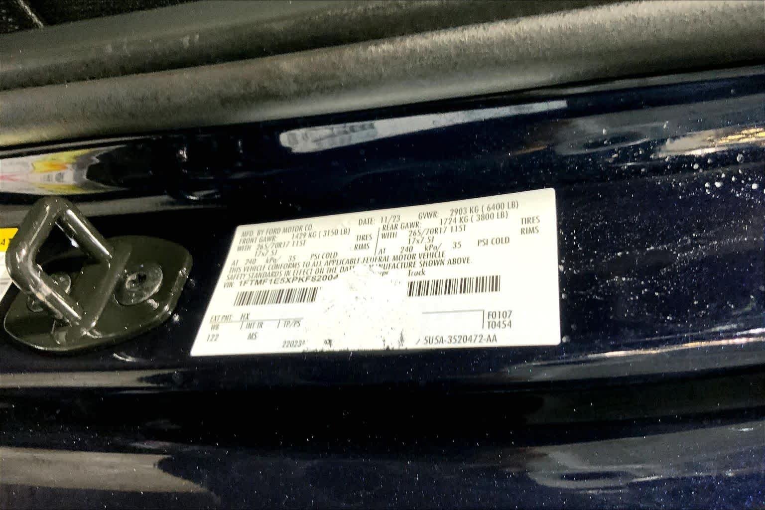 Used 2023 Antimatter Blue Metallic Ford XLT image 32