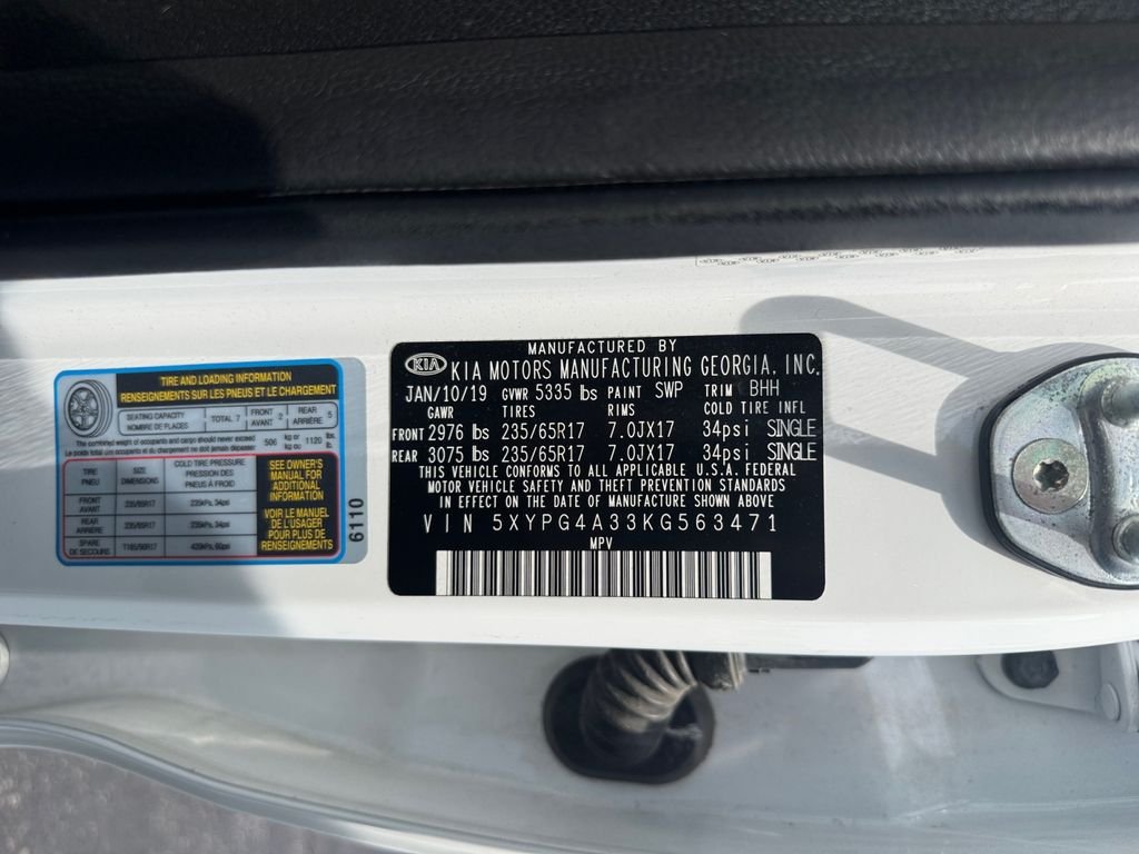 Used 2019 Snow White Pearl Kia LX image 26