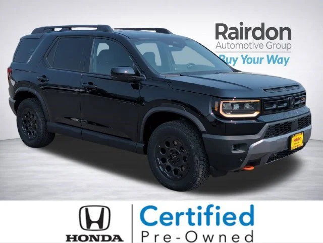 Certified Used 2026 Crystal Black Pearl Honda TrailSport Elite Blackout image 1