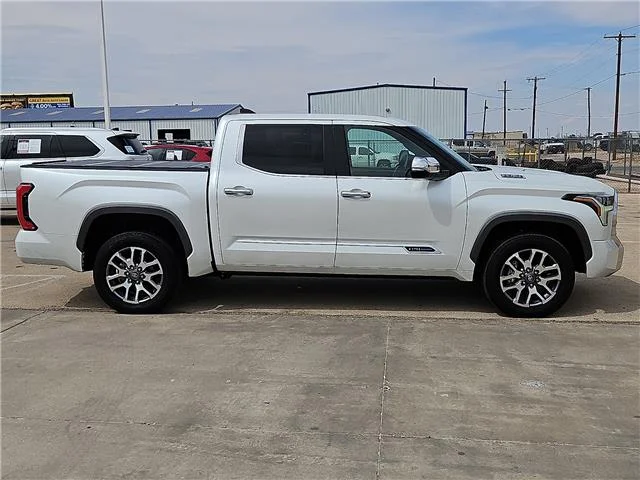 Used 2025 Wind Chill Pearl Toyota 1794 Edition (A10) 4x4 CrewMax 5.5 ft. box 145.7 i image 4