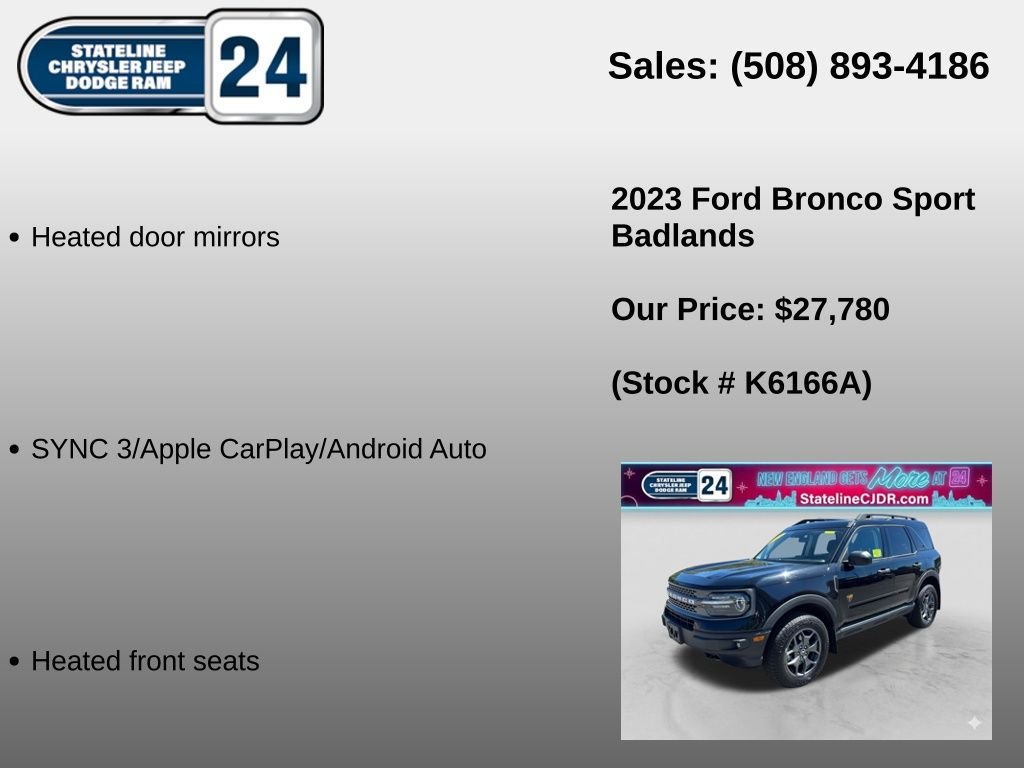 Used 2023 Black Ford Badlands image 5