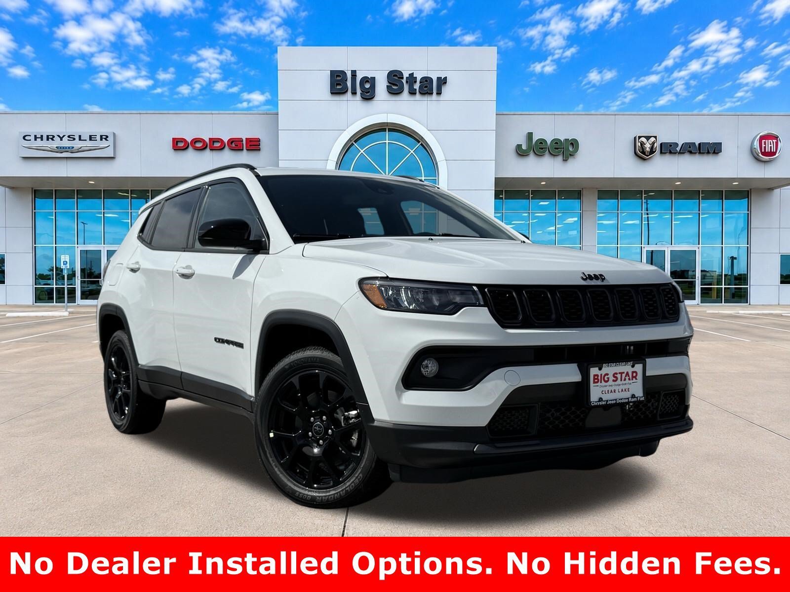 New 2026 Bright White Clear-Coat Exterior Paint Jeep Latitude Altitude image 1