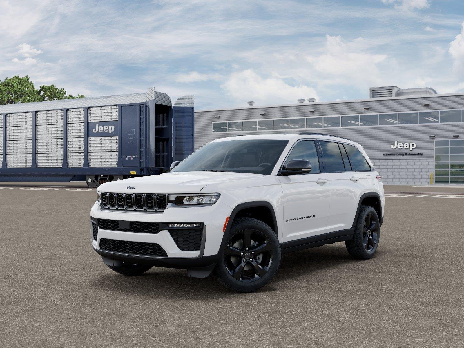 New 2027 Bright White Clear-Coat Paint Jeep Limited image 1