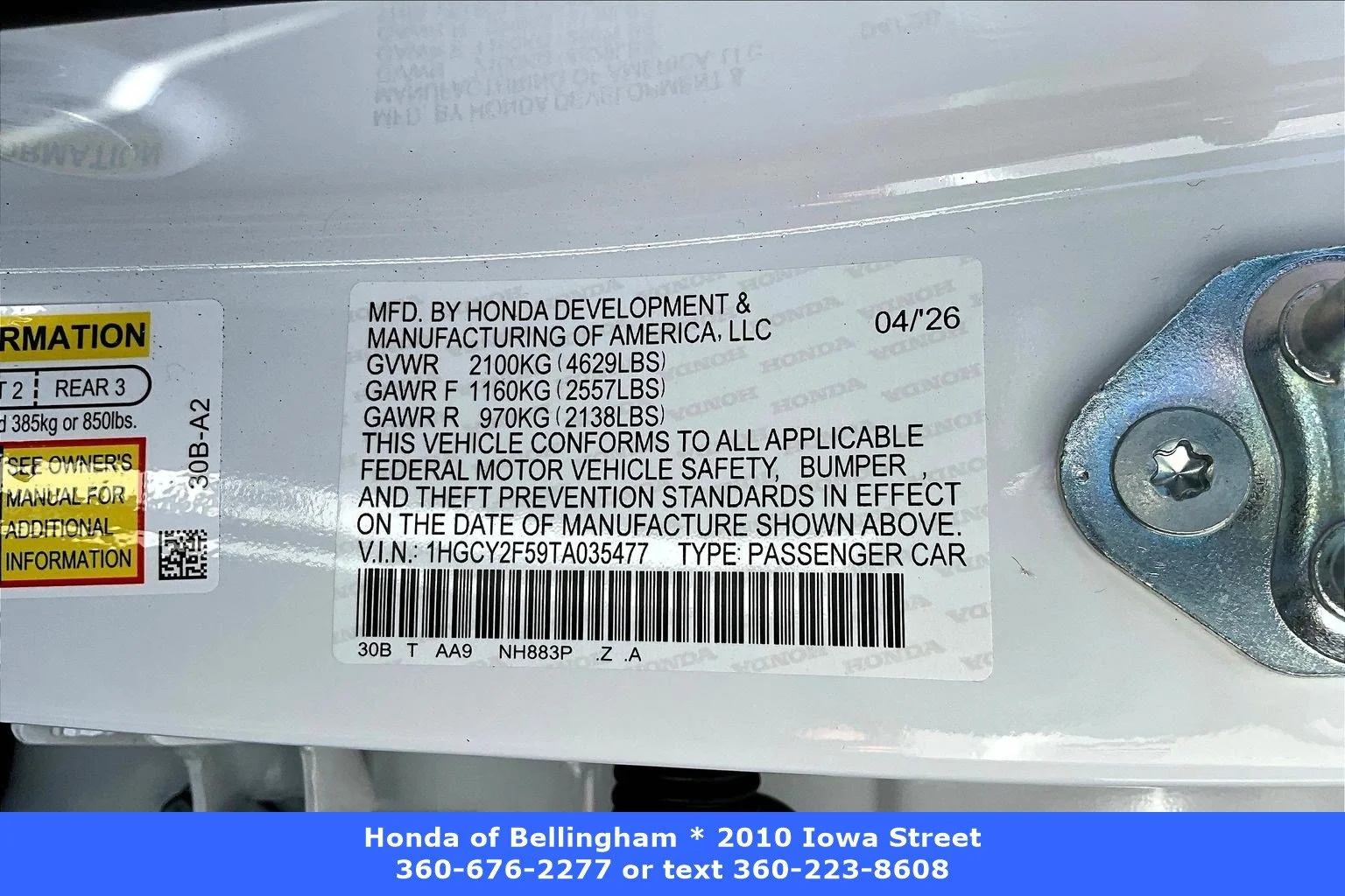 2026 Honda Accord Hybrid Sport - Photo 17
