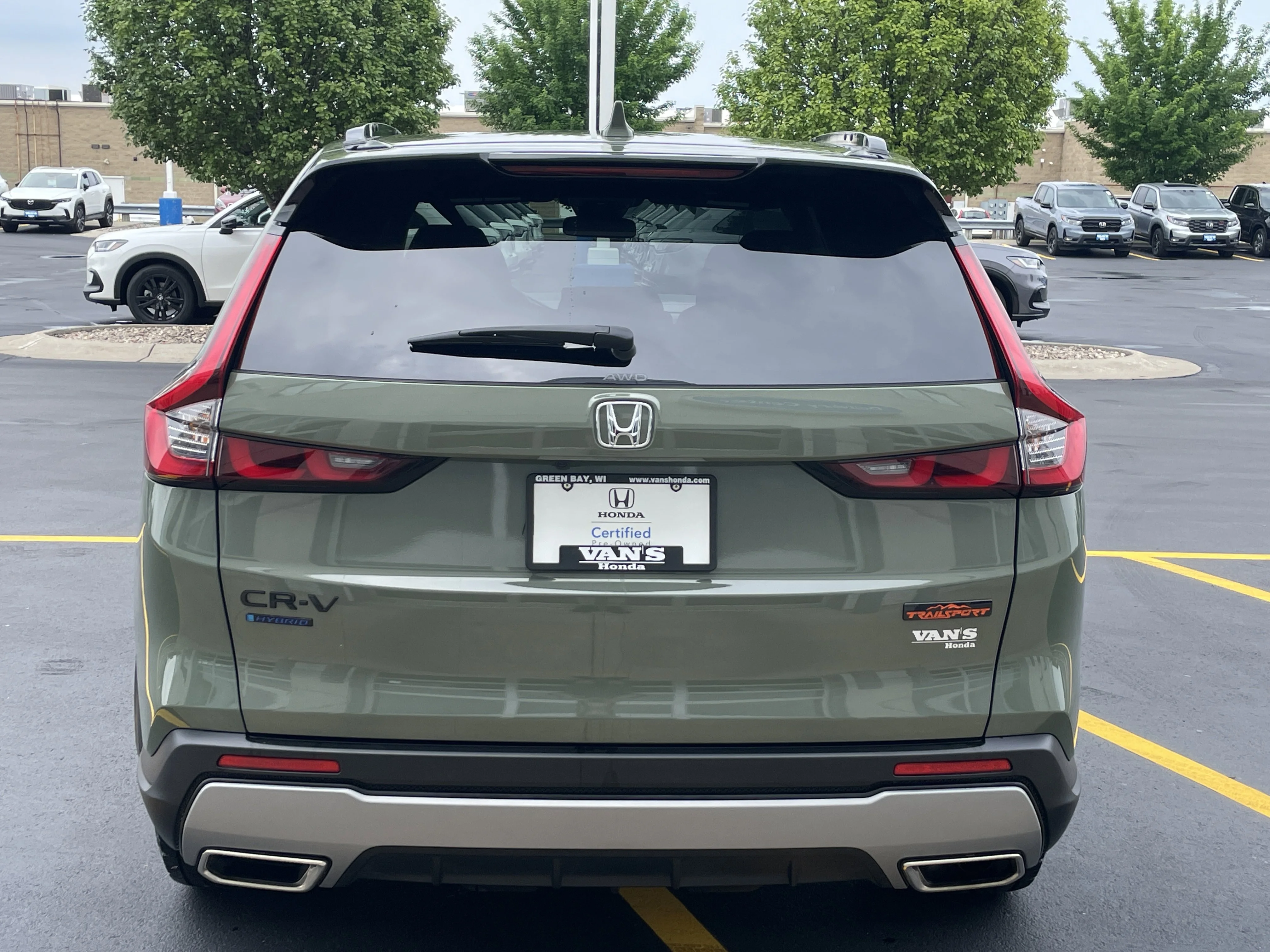 Certified Used 2026 Ash Green Metallic Honda AWD TrailSport Hybrid image 38