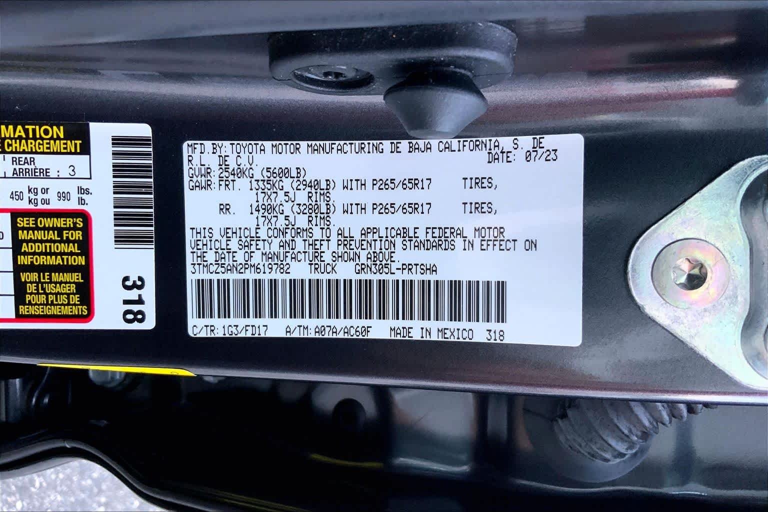 Used 2023 Magnetic Gray Metallic Toyota TRD Sport image 28