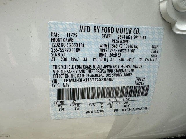 New 2026 Star White Metallic Tri-Coat Ford ST-Line image 31