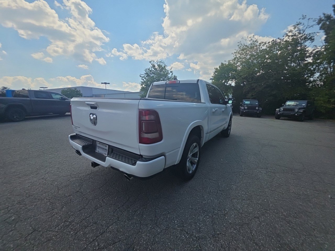 Used 2022 Bright White Clearcoat Ram Limited image 7