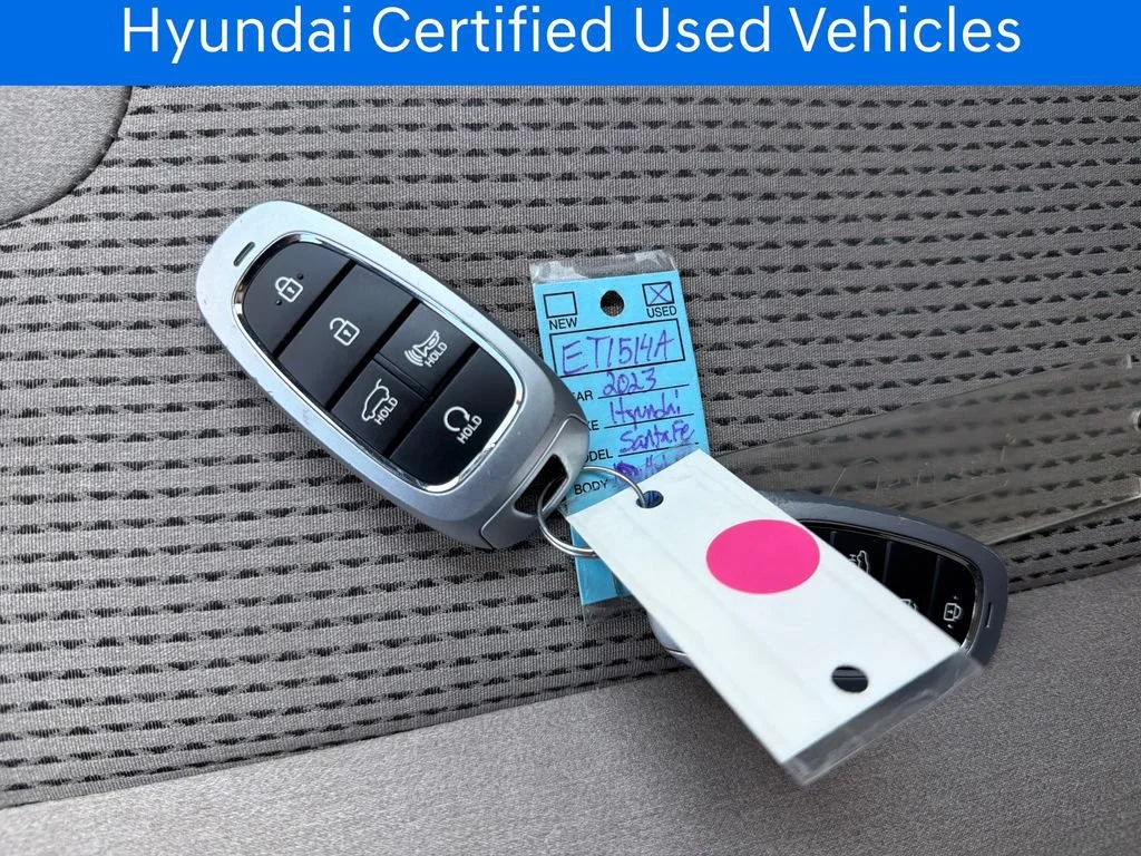 Certified Pre-Owned 2023 Hyundai Santa Fe Hybrid Blue