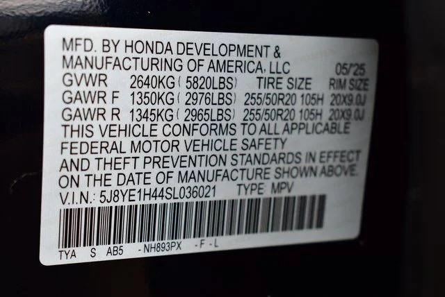 Used 2025 Majestic Black Pearl Acura SH-AWD TECH image 25