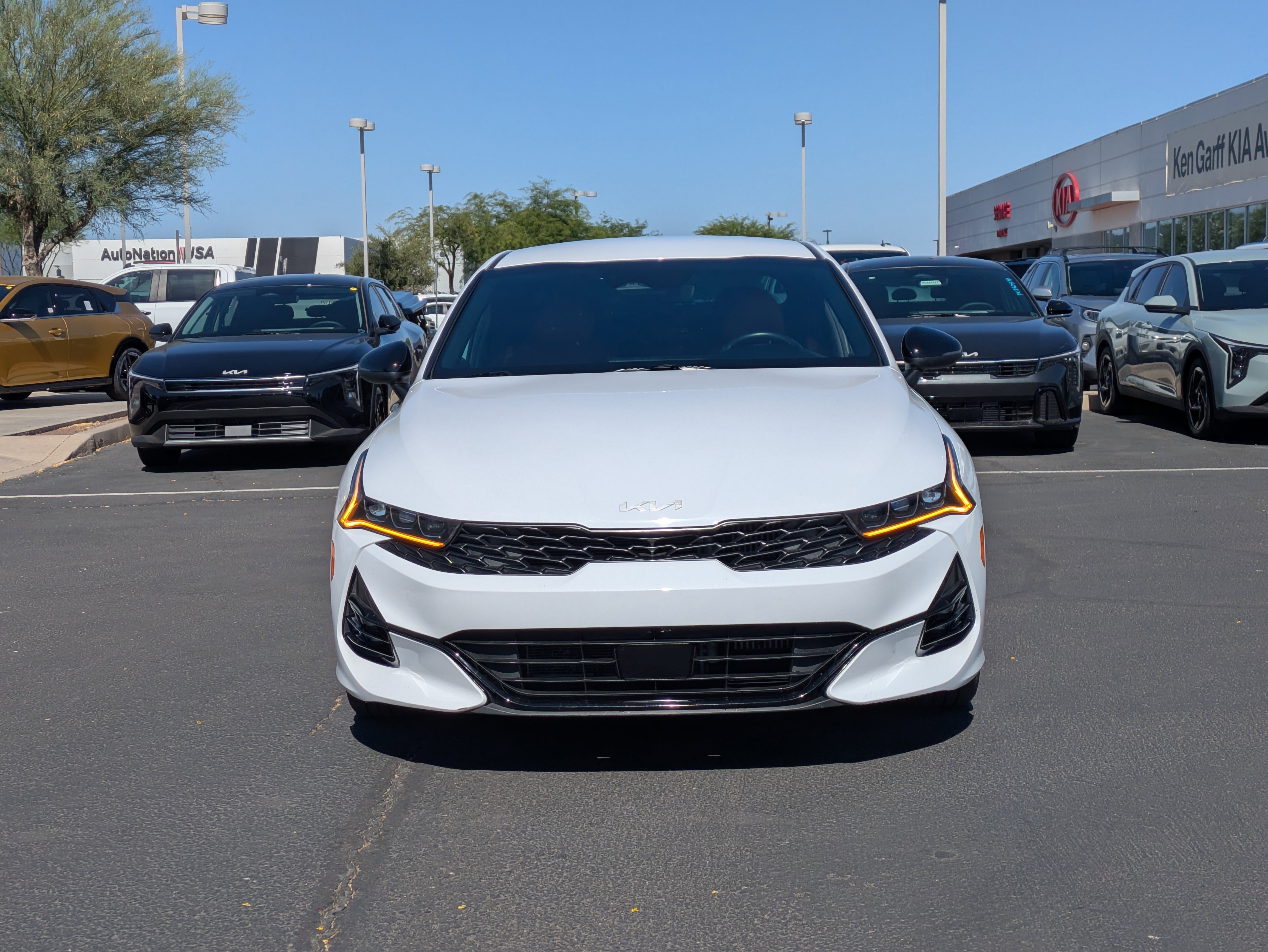Used 2024 Glacial White Pearl Kia GT-Line image 8