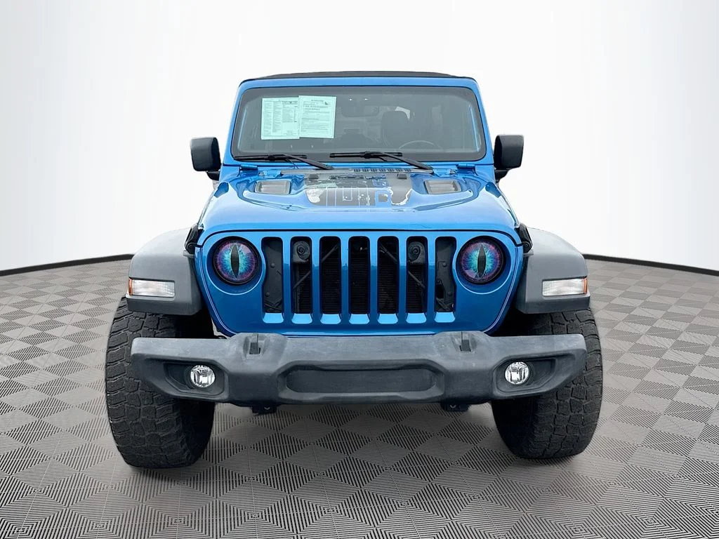 Used 2022 Blue Jeep Unlimited Rubicon image 2