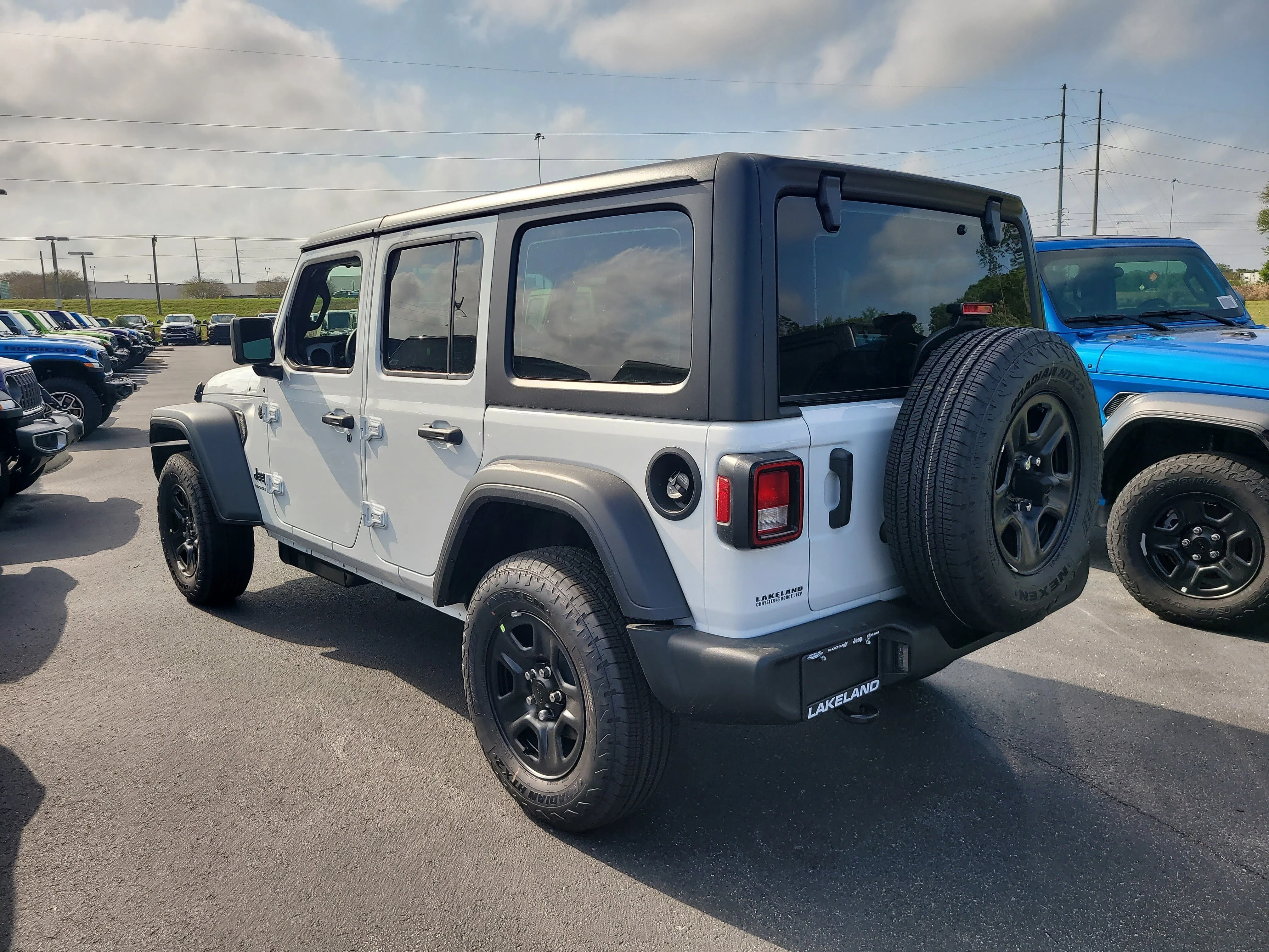 New 2026 Bright White Clearcoat Jeep Sport image 8
