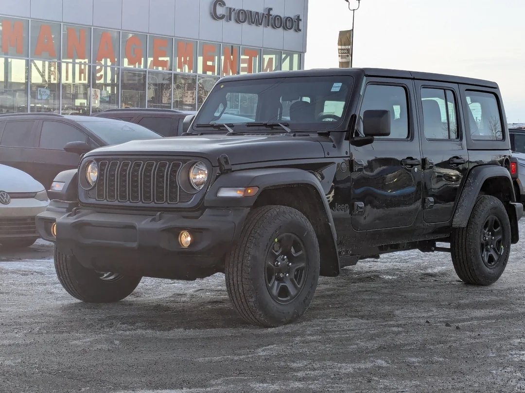 New 2026 Black Jeep Sport - - 4x4 - 3.6L V6 Engine - 12.3 Uconnect 5 - 3- Piece Hardtop - 8- Speed Auto & More! image 4