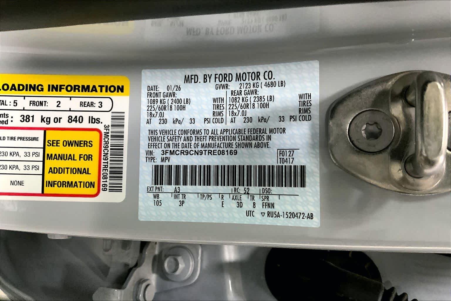 New 2026 Space White Metallic Ford Outer Banks® image 20