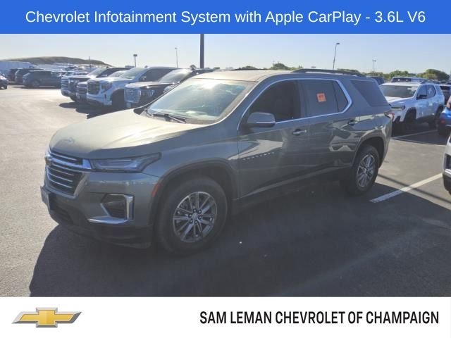 Used 2023 Silver Sage Metallic Chevrolet LT Cloth image 1
