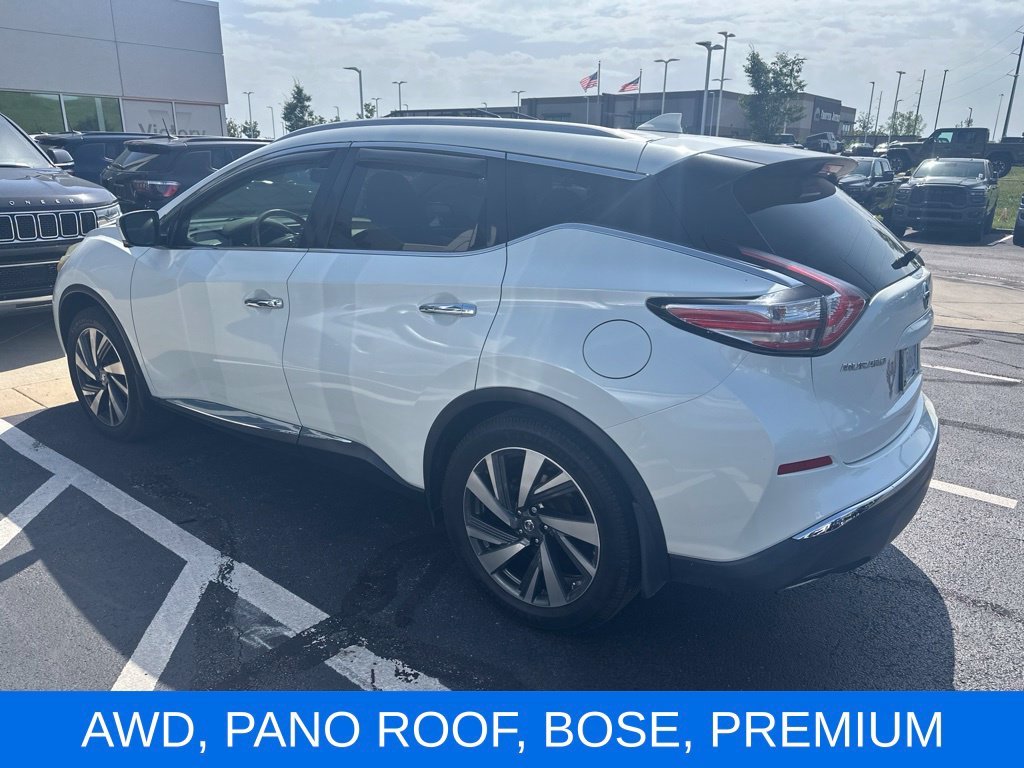 Used 2016 Nissan Murano Platinum with VIN 5N1AZ2MH8GN154695 for sale in Kansas City, KS
