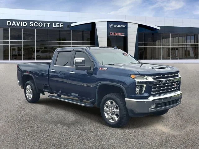 Used 2021 Northsky Blue Metallic Chevrolet LTZ image 1