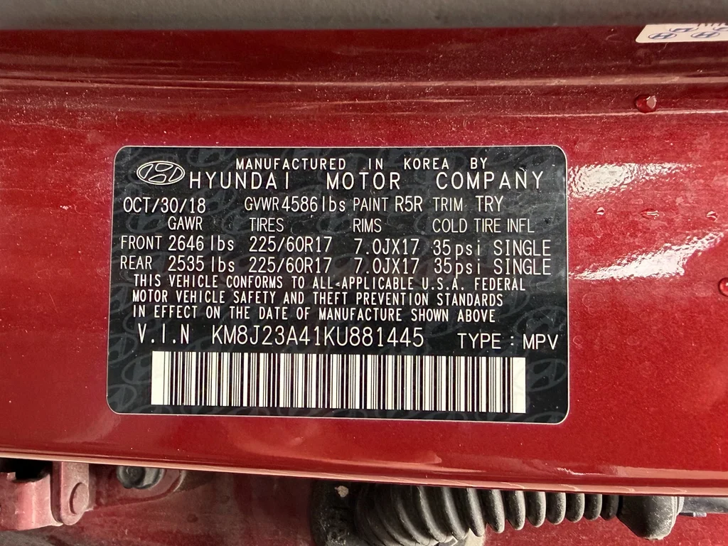 Used 2019 Gemstone Red Hyundai SE image 14