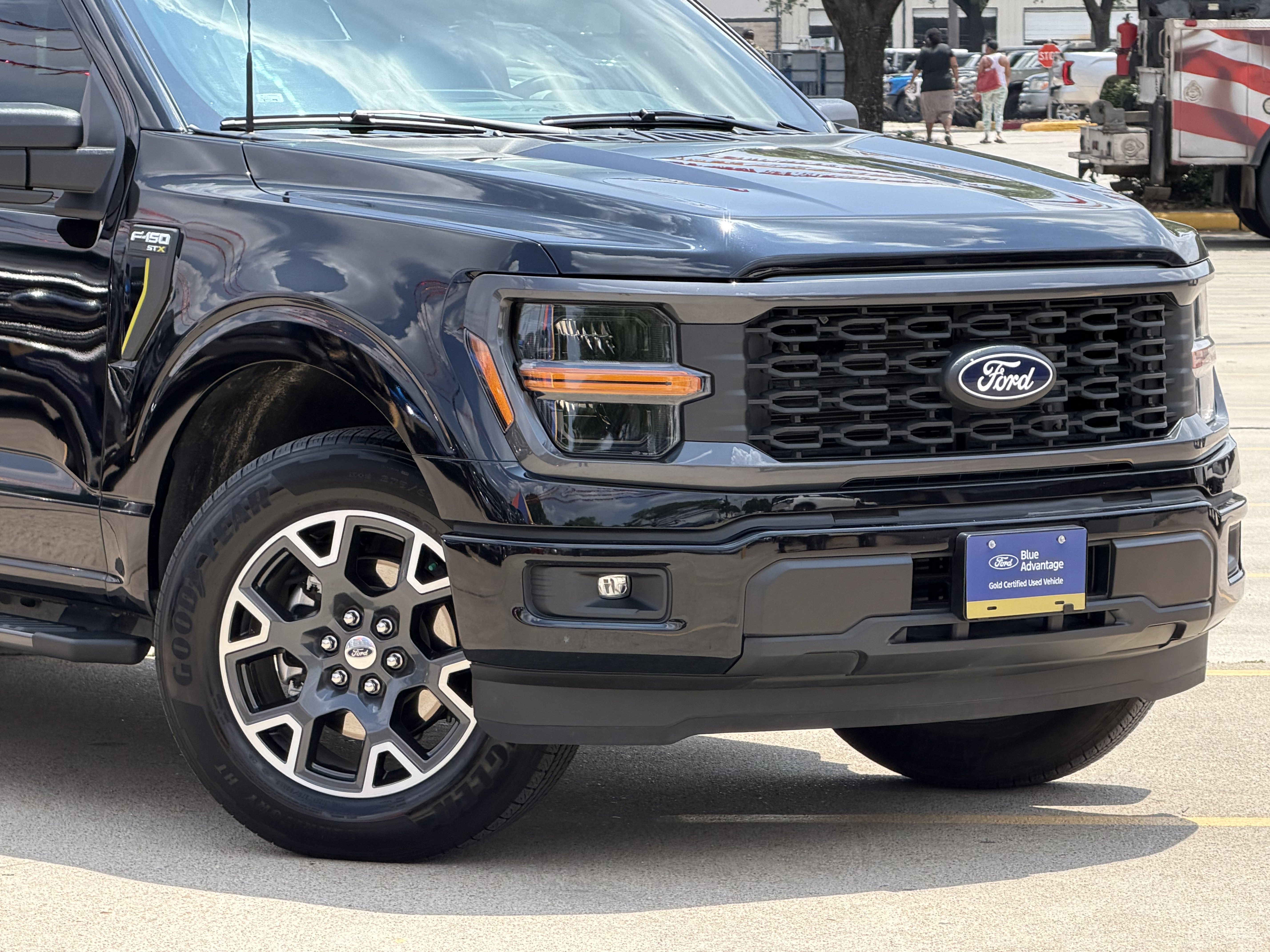 Used 2024 Agate Black Metallic Ford STX image 2