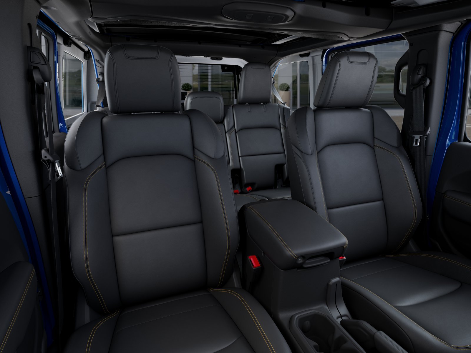 New 2026 Hydro Blue Pearl-Coat Exterior Paint Jeep Sahara image 16