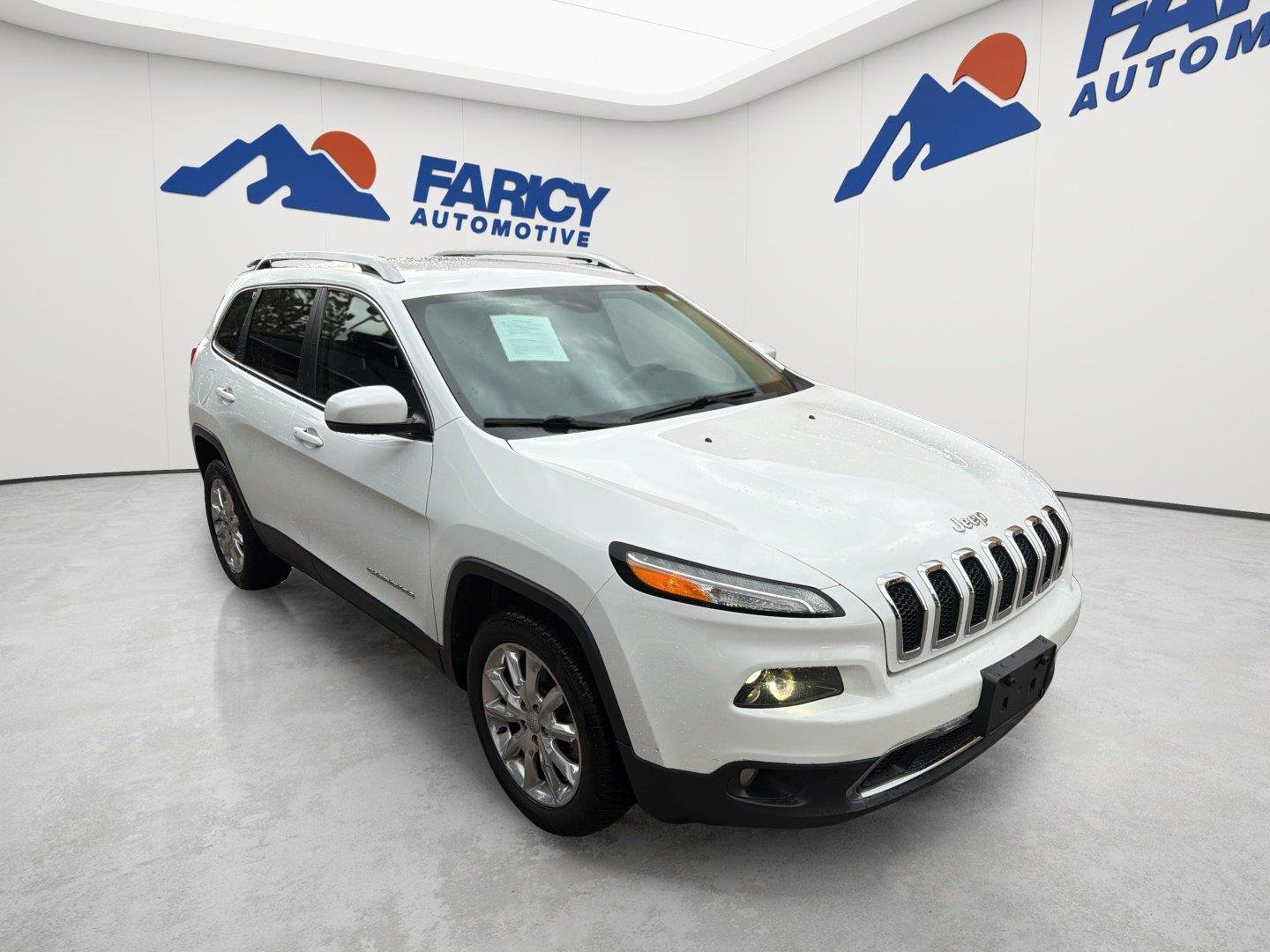 Used 2017 Bright White Clearcoat Jeep Limited image 2