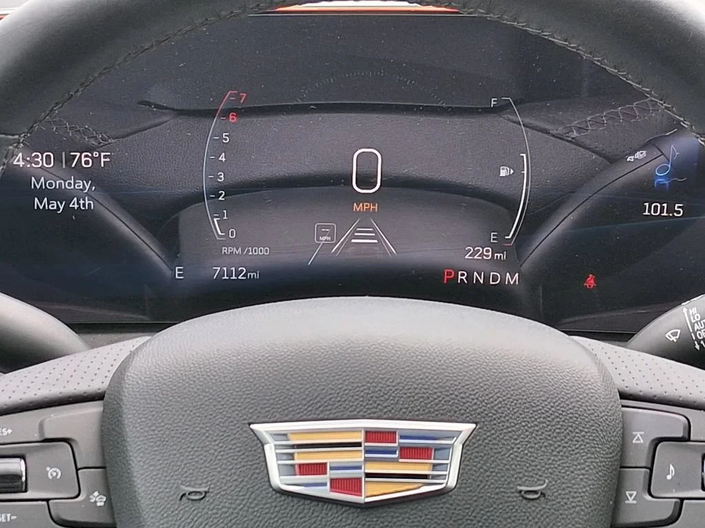 Used 2025 Crystal White Tricoat Cadillac Sport image 13