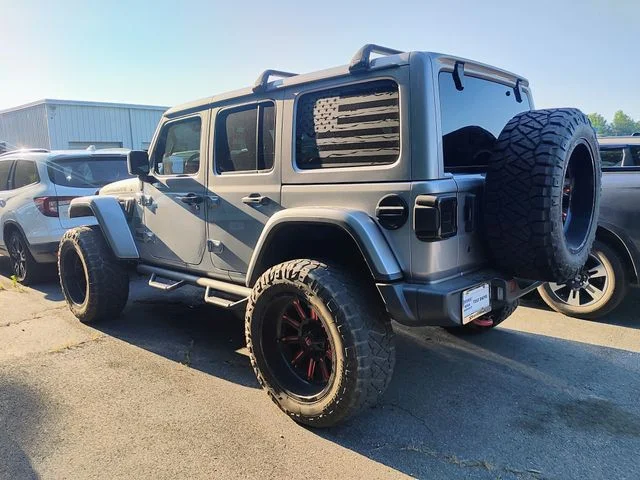 Used 2020 Silver Jeep Unlimited Rubicon image 3