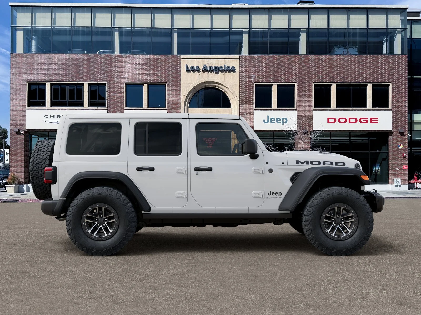 New 2026 Bright White Clear-Coat Exterior Paint Jeep Moab 392 image 54