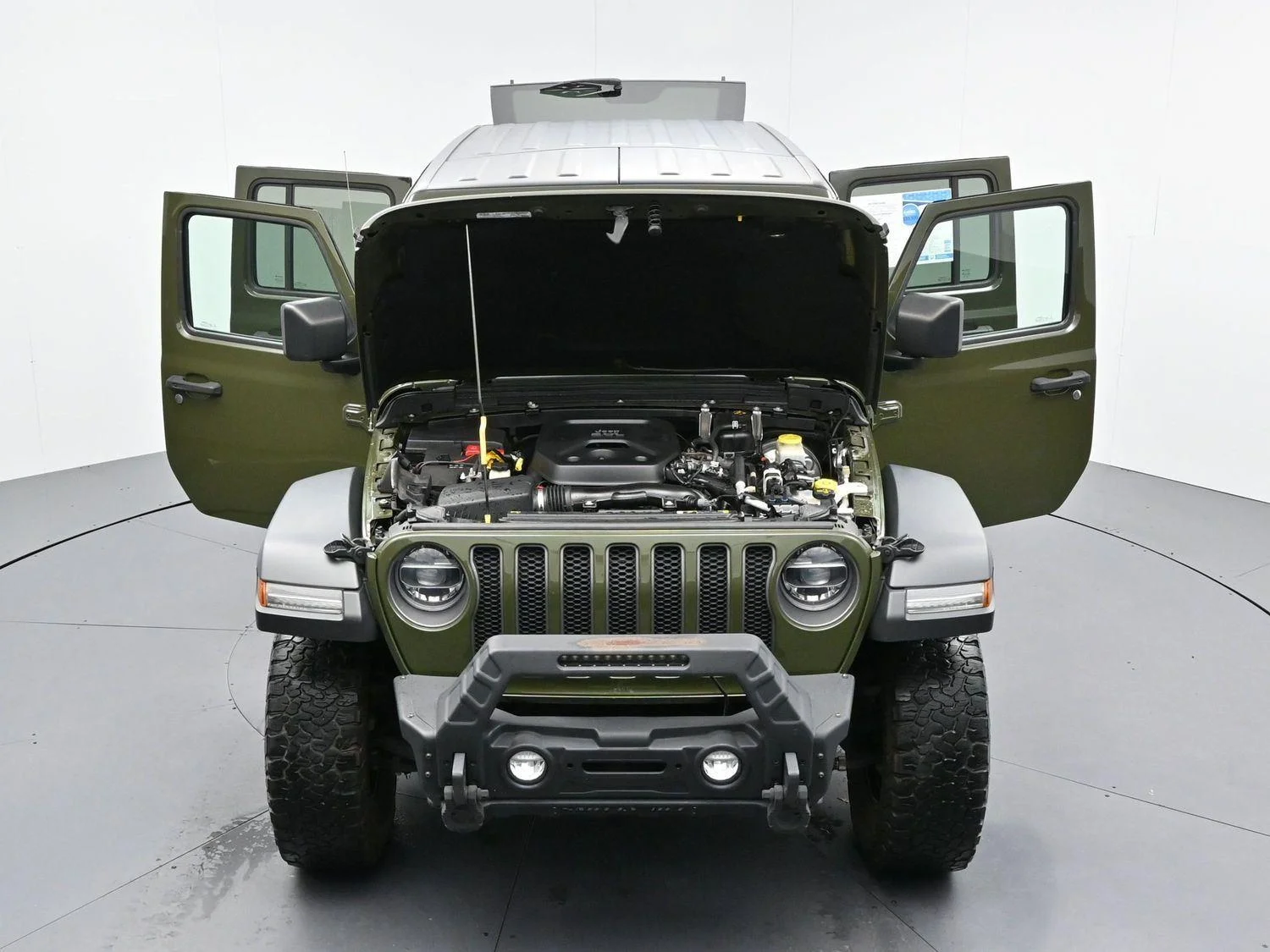 Used 2021 Sarge Green Clearcoat Jeep Unlimited Rubicon image 43