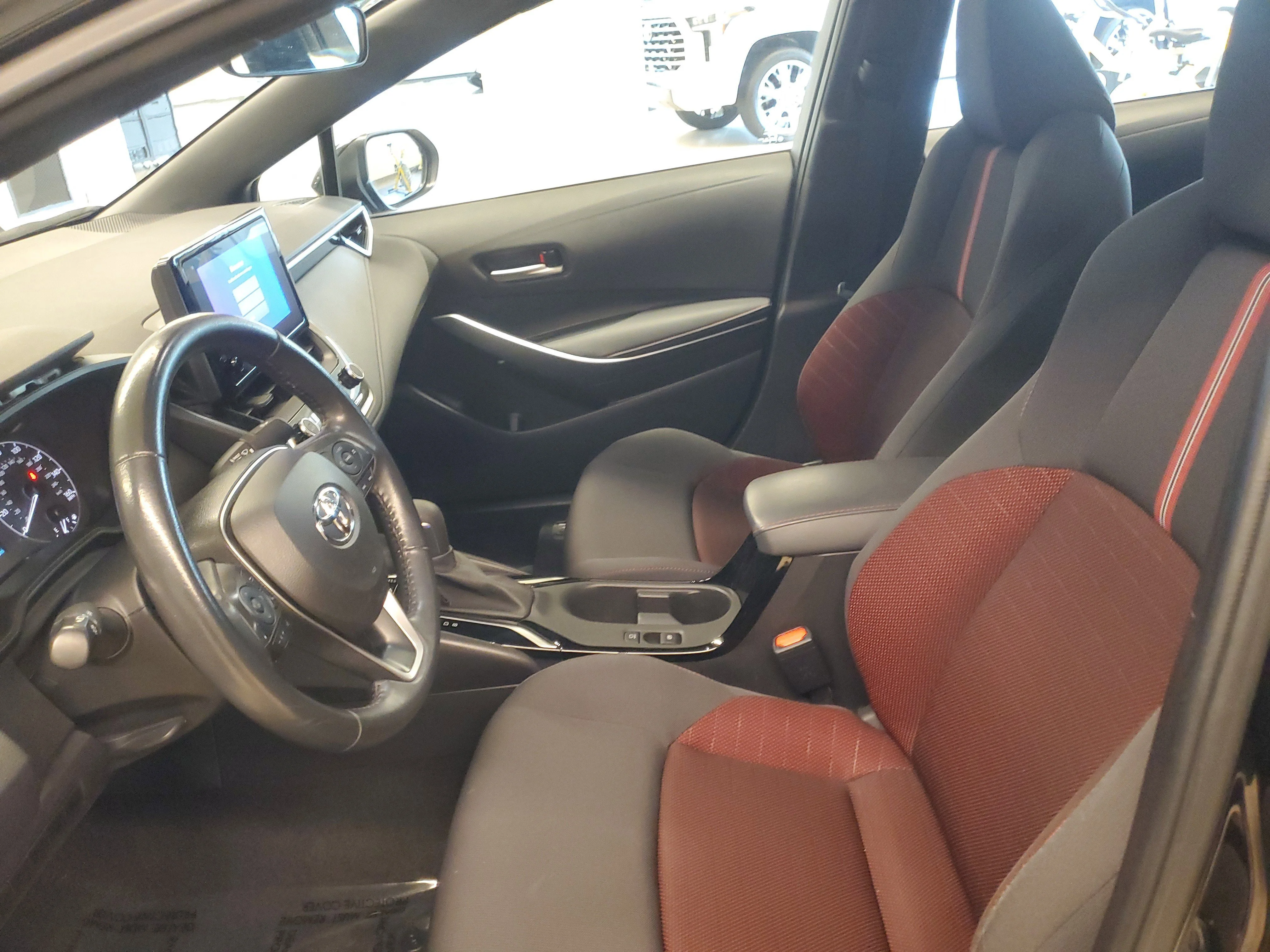 Used 2023 Midnight Black Metallic Toyota SE image 14