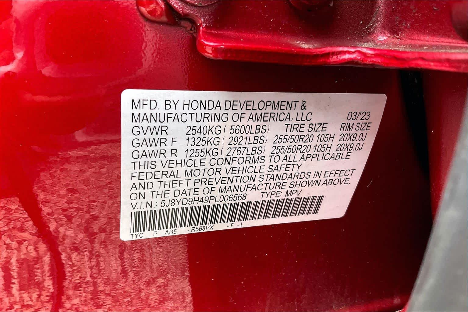 Used 2023 RED Acura w/Technology Package image 32