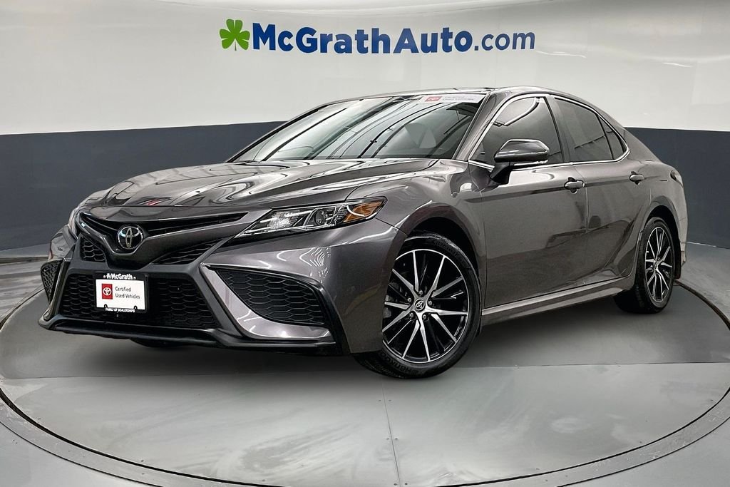 Used 2023 Gray Toyota SE image 2